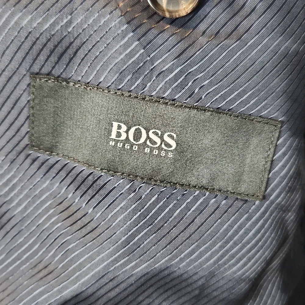 Boss Hugo‎ Boss The Sweet Navy Blue Wool Blazer Size 40R